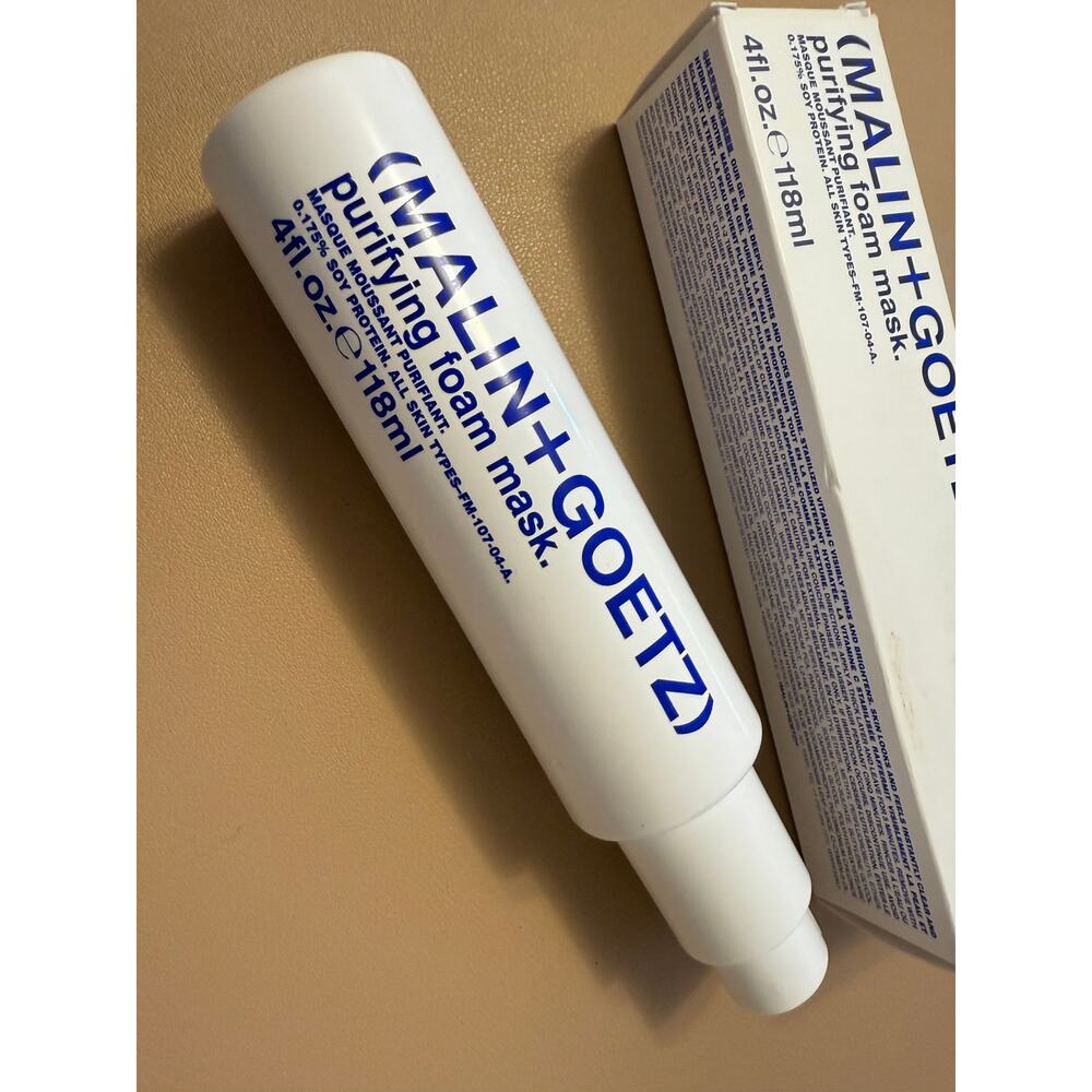 MALIN+GOETZ Purifying Foam Mask – 4 fl oz / 118 ml Brand New in Box ✨Full Size✨